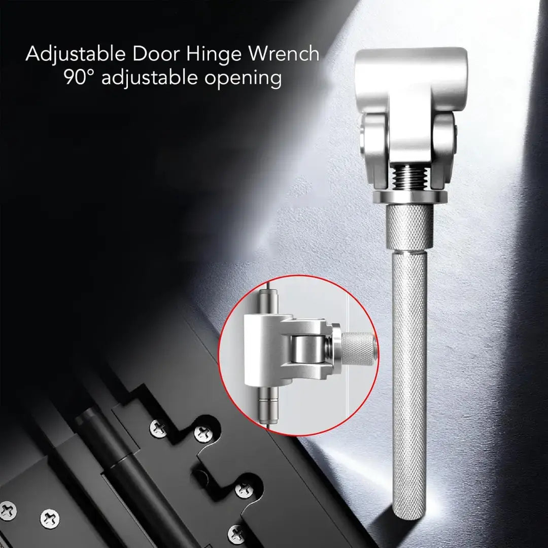 Hingexa ALIGN-X1 Door Hinge Adjustment Tool – Universal Heavy-Duty Steel Key for Interior & Exterior Doors, Cabinets & RVs