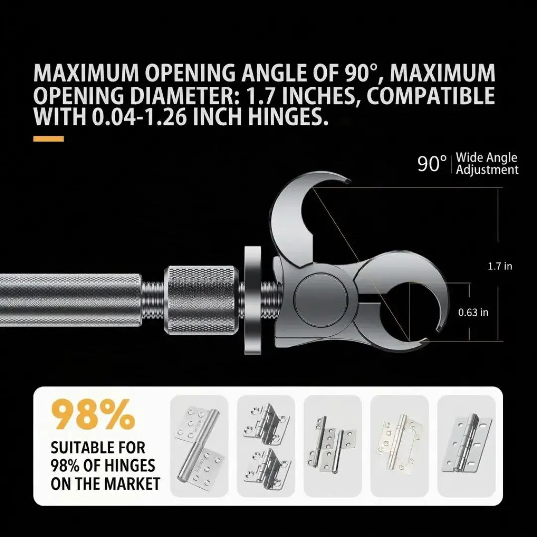 Hingexa ALIGN-X1 Door Hinge Adjustment Tool – Universal Heavy-Duty Steel Key for Interior & Exterior Doors, Cabinets & RVs